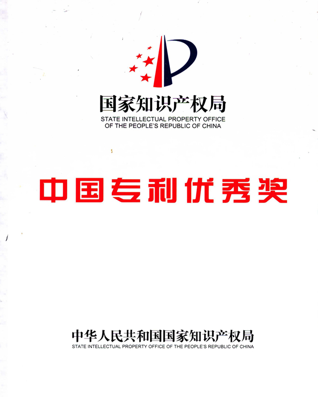 中國專利獎優(yōu)秀獎